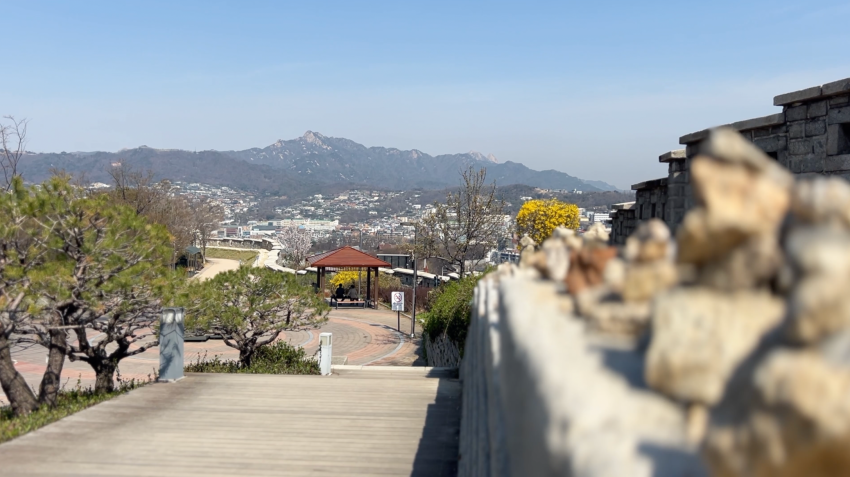 낙산공원-꼭대기에서-바라본-풍경