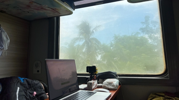 베트남기차-창밖풍경