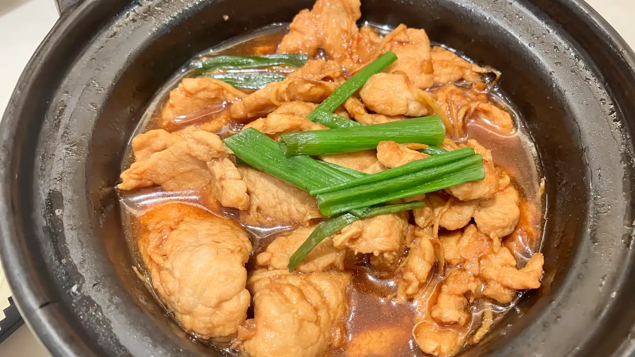 송파바쿠테-안심-조림