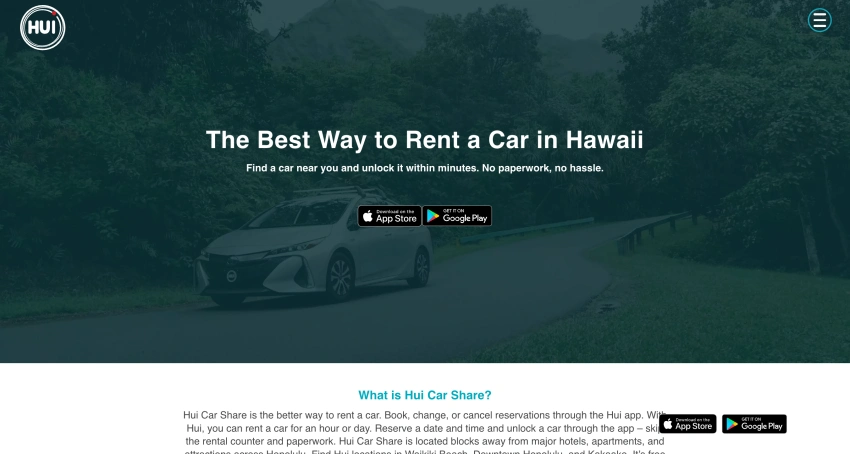 하와이-공유차량