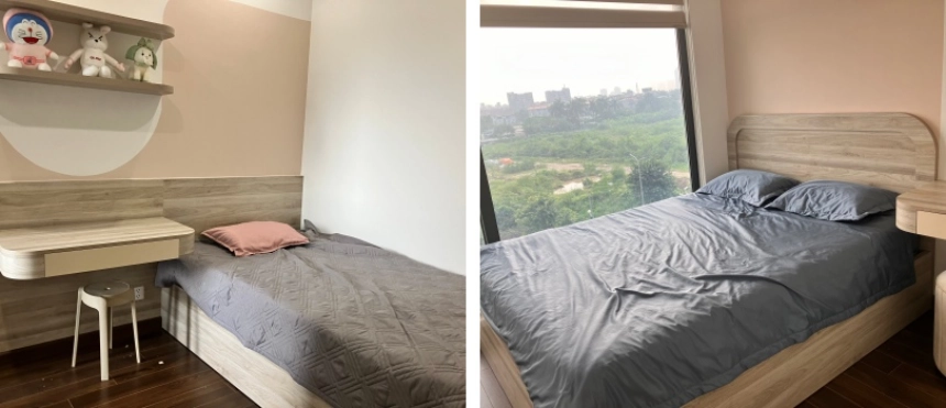 안방과-작은방-침대