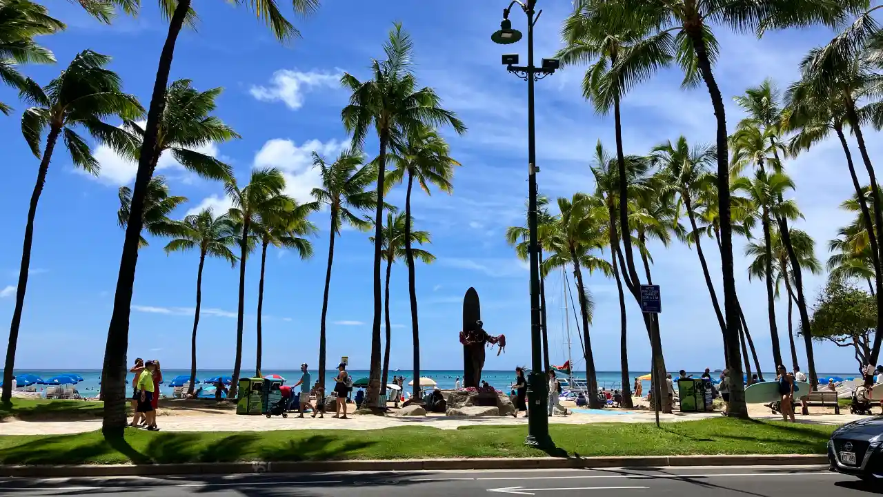 하와이-와이키키-해변