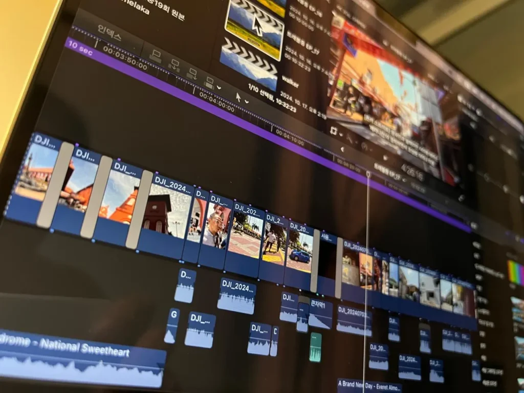 파이널컷-편집중인-화면